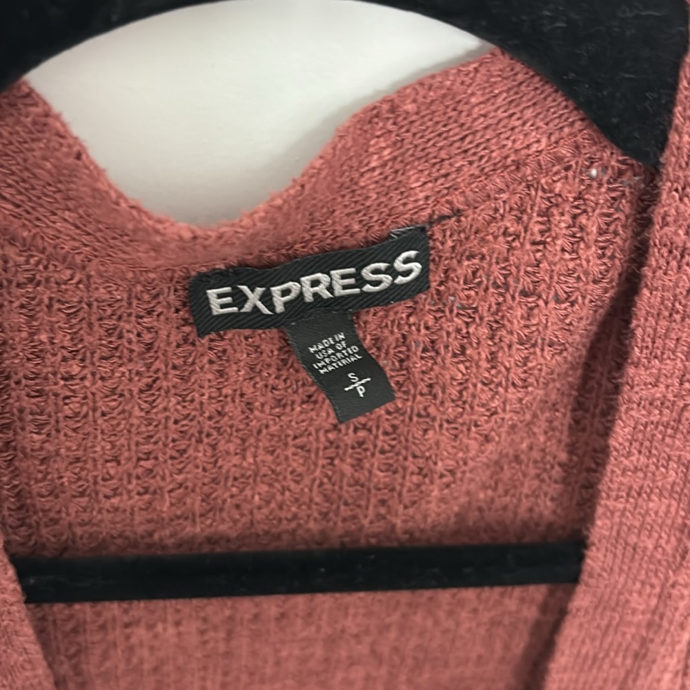 Express Rust Colored Cardigan - image 2